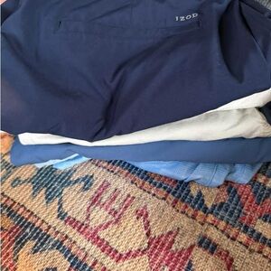 Izod Navy and Light Blue Polo Collection